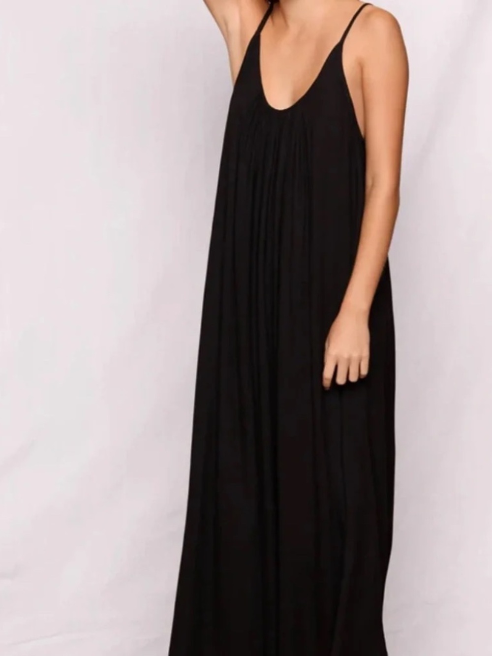 Mikoh Black Backless Maxi Dress